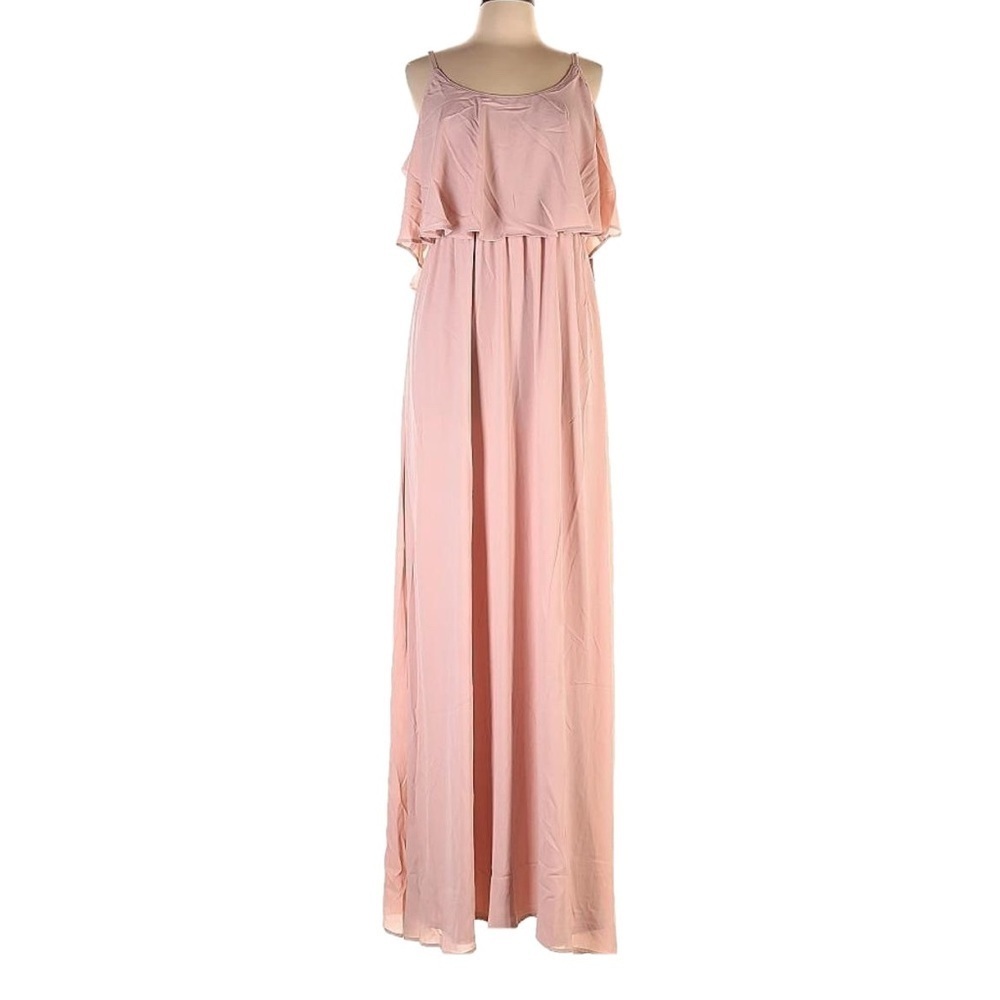 SHOW ME YOUR MUMU Caitlin Maxi Formal Dress, No Charm, Women’s XXL, Rustic Mauve